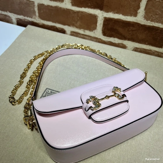 Hyper Peter shoulder small Horsebit bag-23.5*13*7cm 1955 Gucci 0818